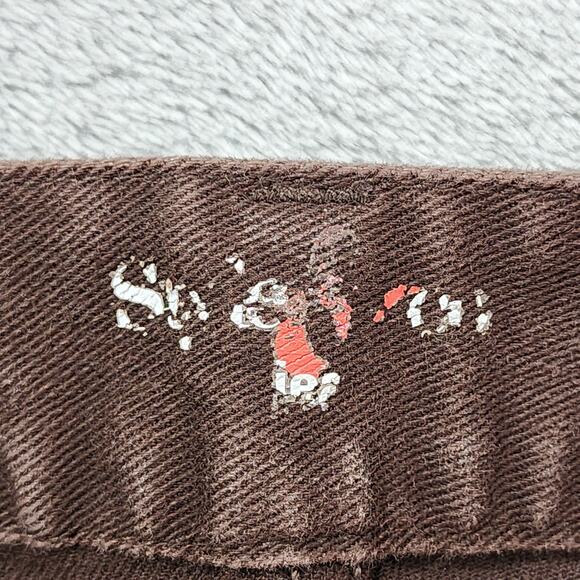 Vintage Style&Co Shorts Womens 10 Brown Stretch Cotton Mid Rise Bermuda Casual - Picture 4 of 10